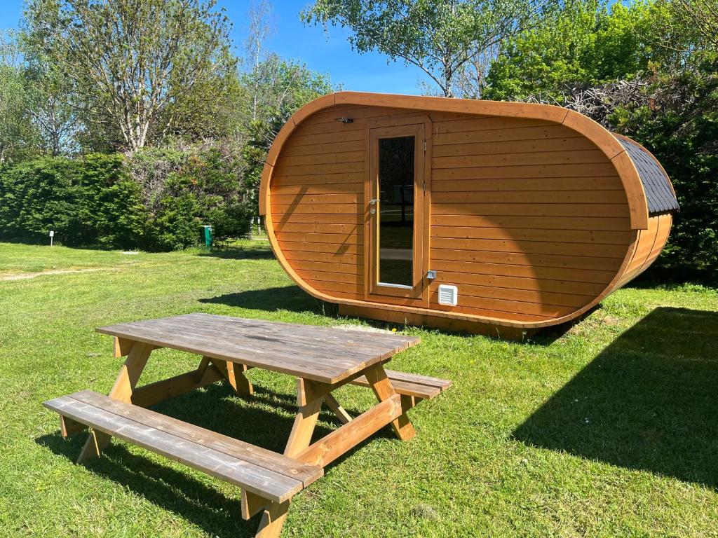 Zahrada ubytování Camping de Santenay