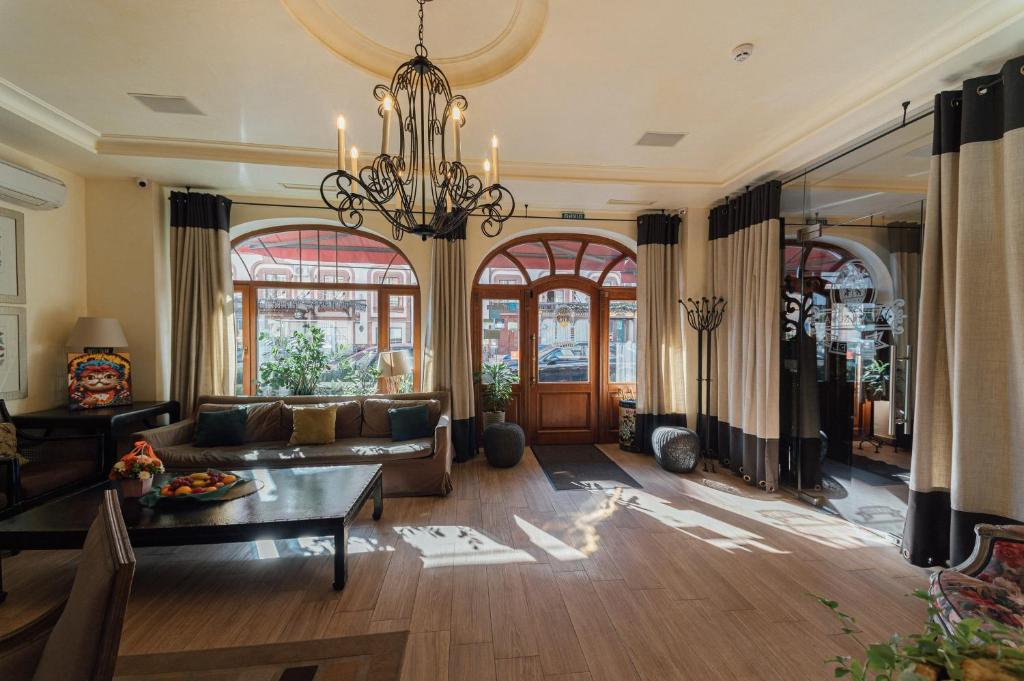 Posezení v ubytování Boutique Hotel Palais Royal