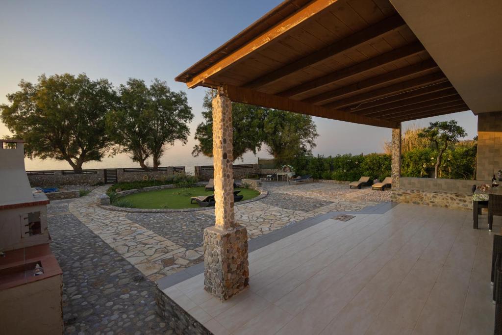 Zahrada ubytování Villa Thalassa Stavromenos beach