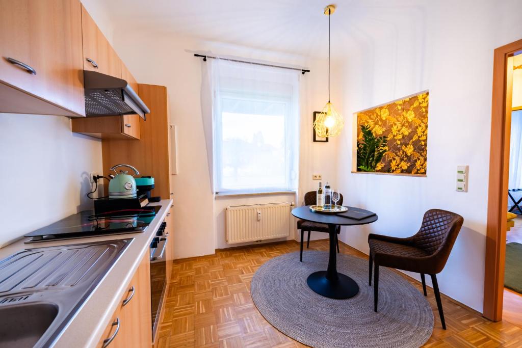 A cozinha ou kitchenette de Modernes Appartement
