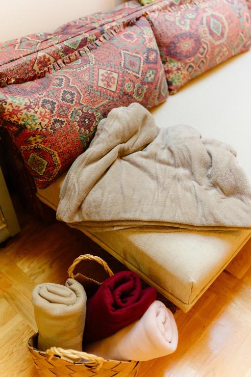 Krevet ili kreveti u jedinici u okviru objekta Apartman Zamak Sombor