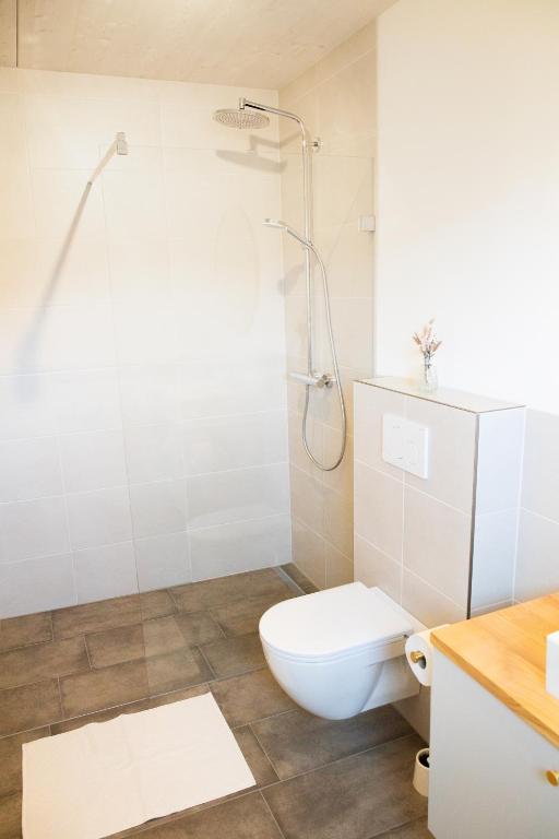 Koupelna v ubytování Moosaik Appartements