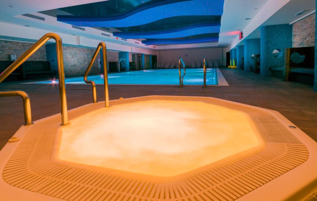 Bazén v ubytování Hotel Delfin Spa&wellness nebo v jeho okolí