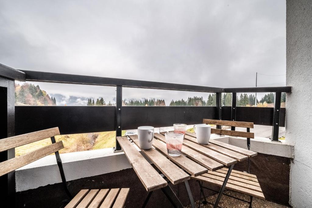 Fotografie z fotogalerie ubytování Appartement Morillon 4pers v destinaci Morillon