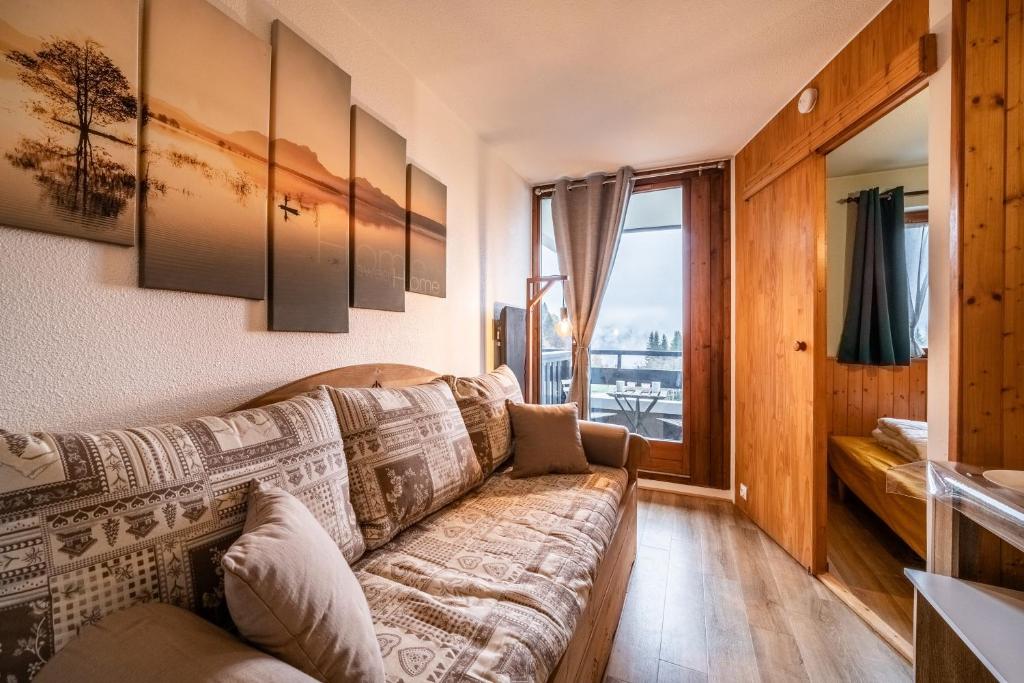 Posezení v ubytování Appartement Morillon 4pers