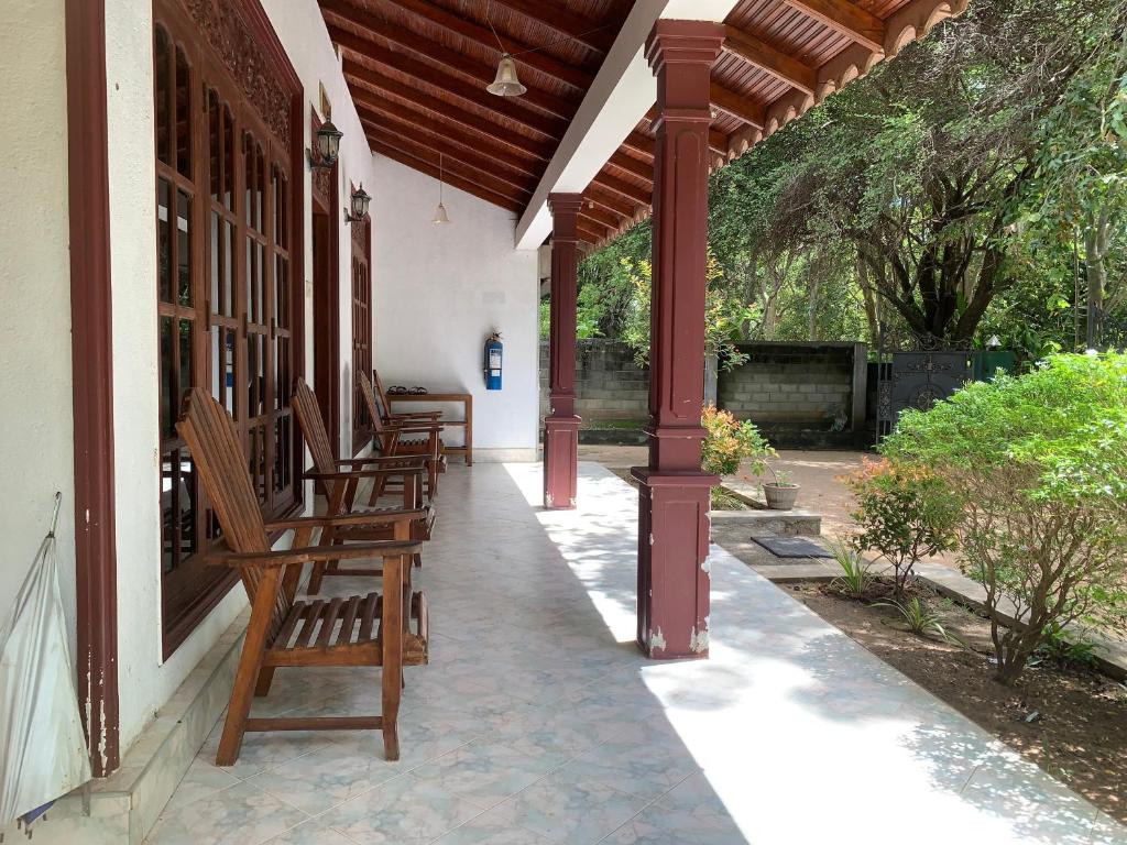 Zahrada ubytování Sinhagiri Villa