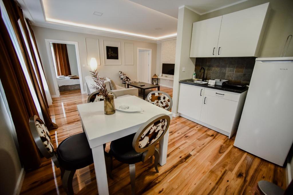 Kuchyň nebo kuchyňský kout v ubytování Onix Residence