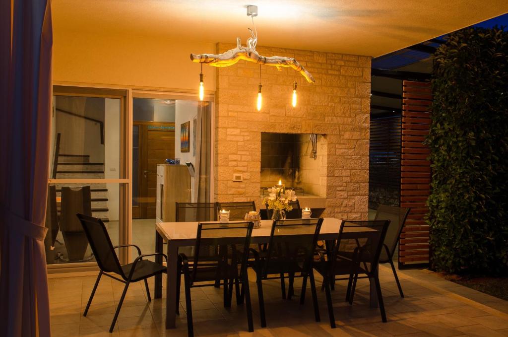 Coin salon dans l'établissement Villa Sky Dream