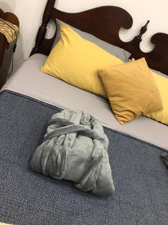 Postel nebo postele na pokoji v ubytování 64 Barth