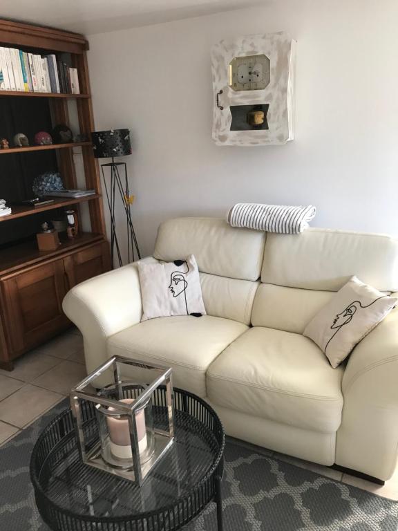 Posezení v ubytování Petit coin de paradis