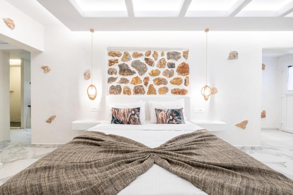 Postel nebo postele na pokoji v ubytování Liana Beach Hotel & Spa
