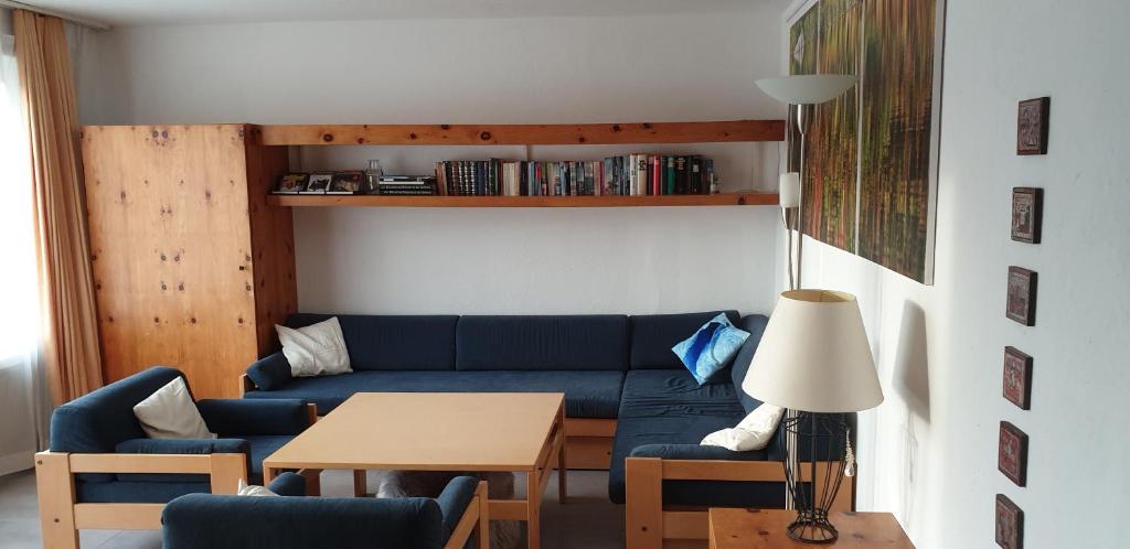 Posezení v ubytování Casa Laudinella 2,5 Zimmer