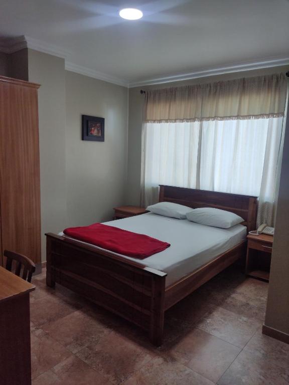 Postel nebo postele na pokoji v ubytování HOTEL MARLUZ