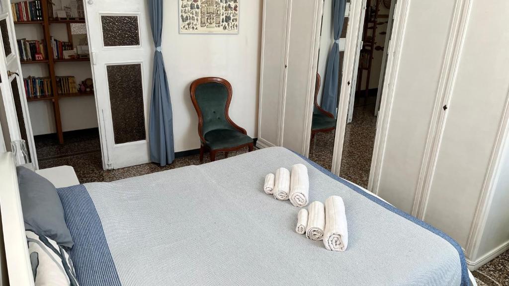 Postel nebo postele na pokoji v ubytování B&B Ligustico