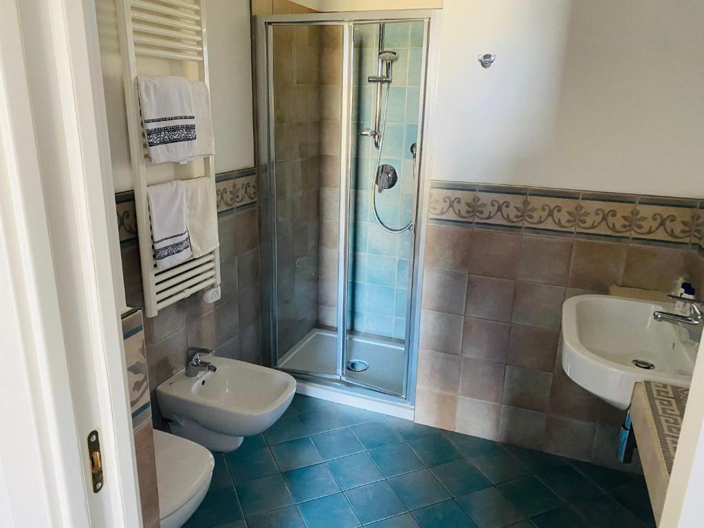 Koupelna v ubytování RESIDENZA IN PIAZZETTA
