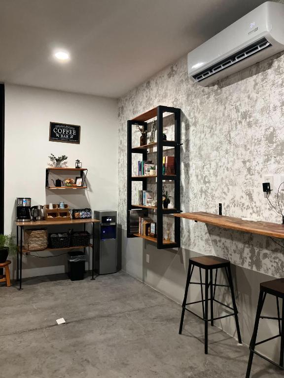 Kuchyň nebo kuchyňský kout v ubytování Casa Mayawell