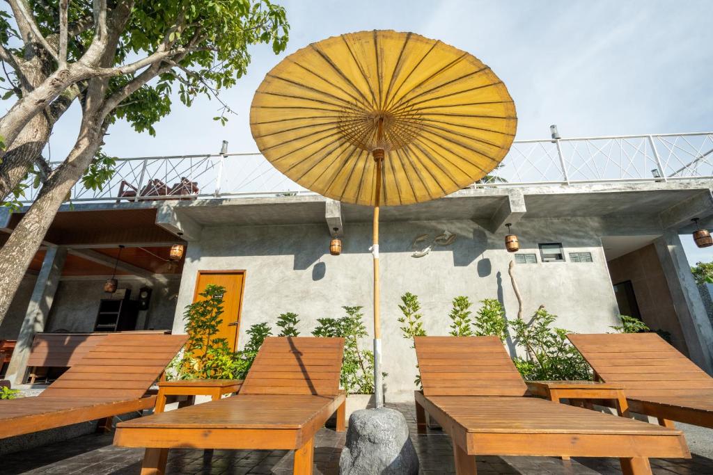 Balkón nebo terasa v ubytování Janpa Resort