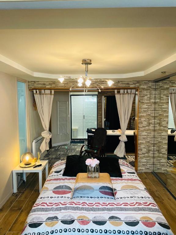 Posteľ alebo postele v izbe v ubytovaní Relaxed appartment