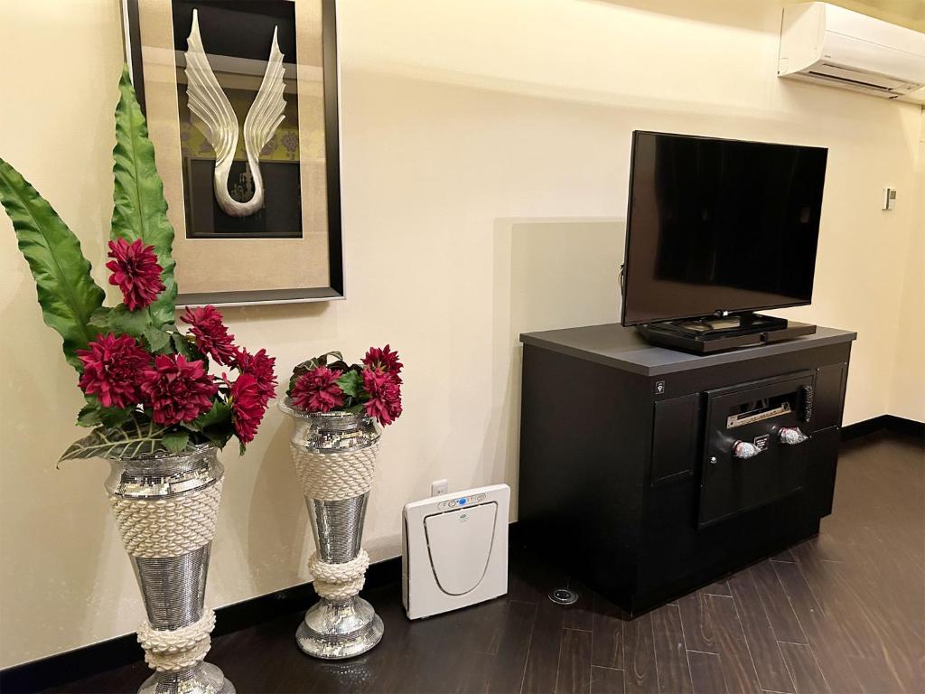 TV a/nebo společenská místnost v ubytování Restay Iwatsuki (Adult Only)