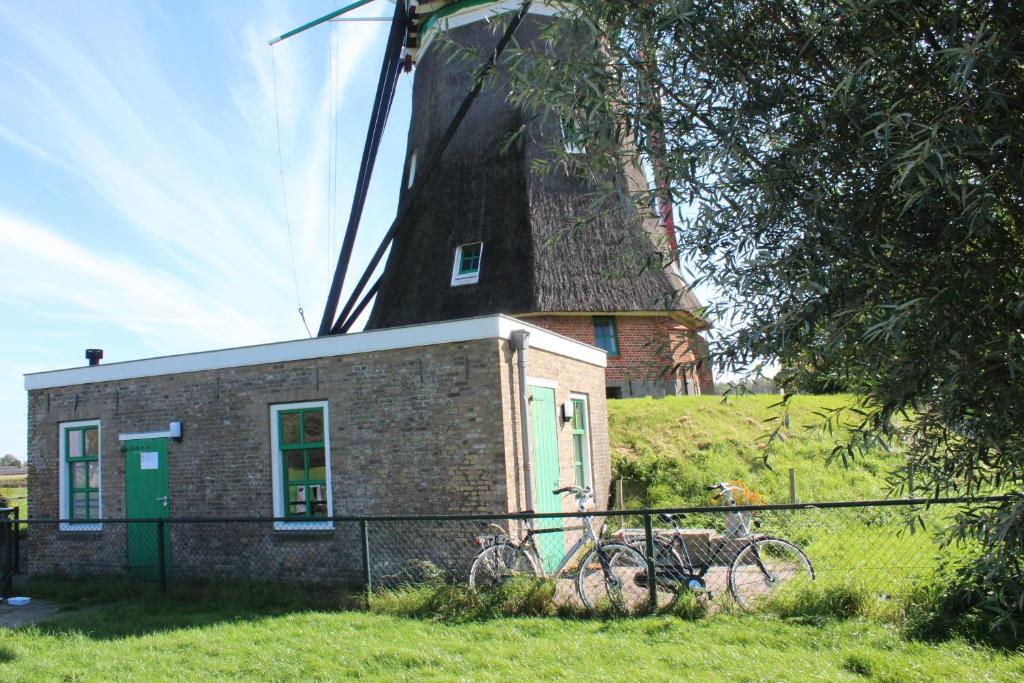 Slapen aan de voet van de molen