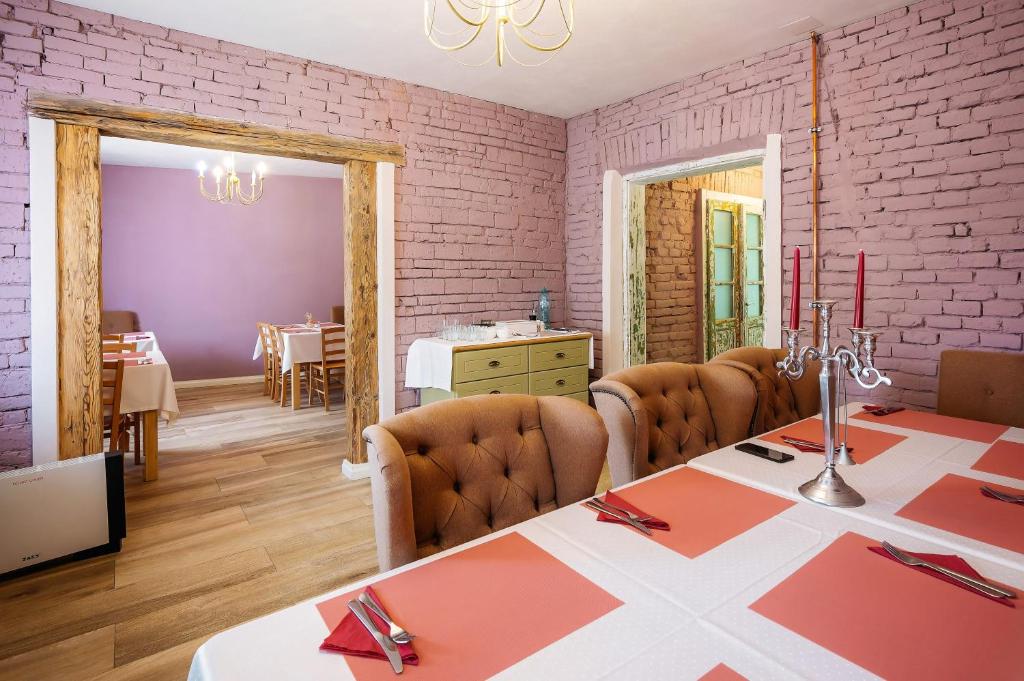 Postel nebo postele na pokoji v ubytování Vila Boem