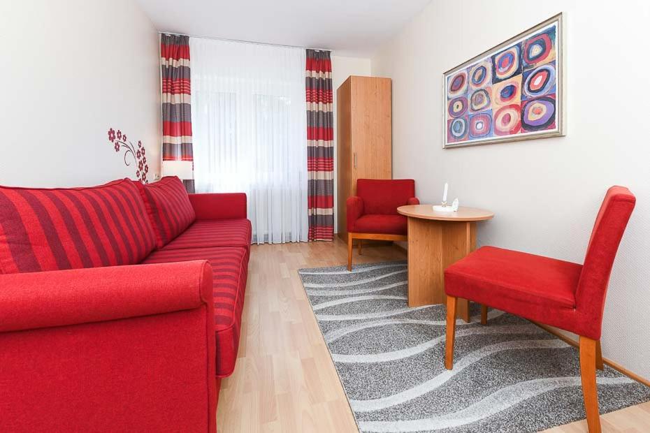 Posezení v ubytování Pension Nordkap