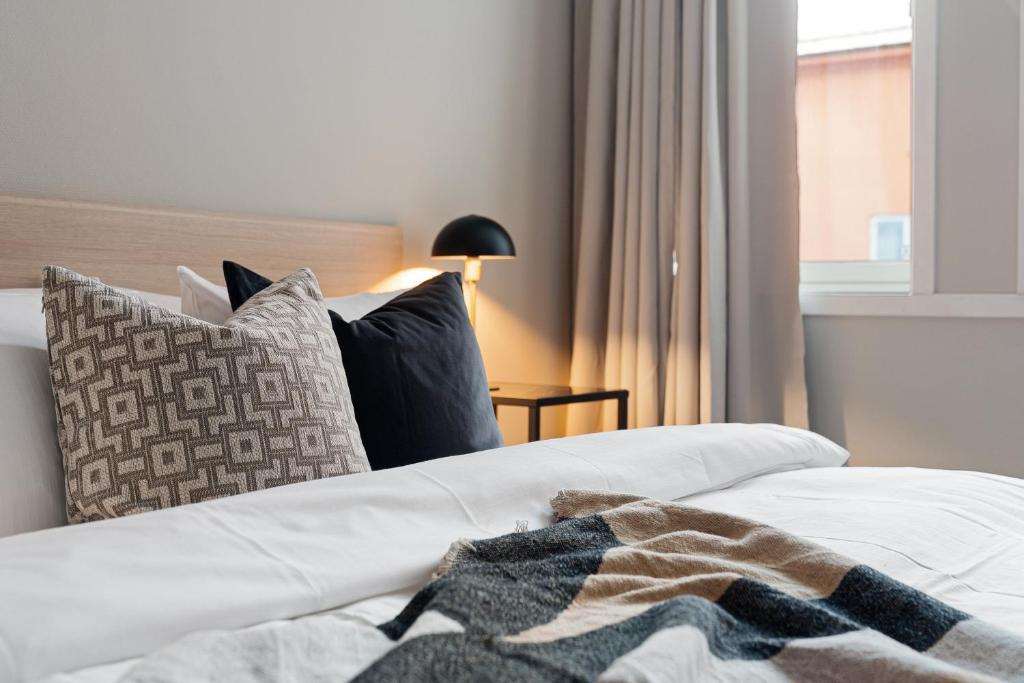 Enter St Elisabeth Hotel & Spaにあるベッド