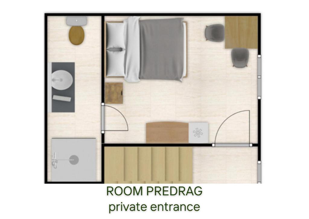Půdorys ubytování Guesthouse Kamniti Rob