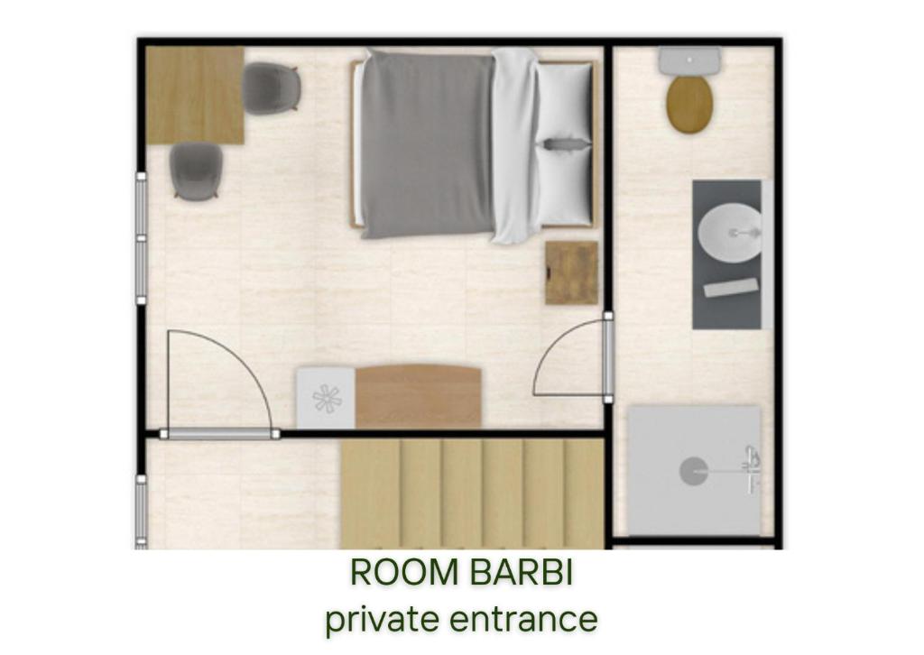 Půdorys ubytování Guesthouse Kamniti Rob