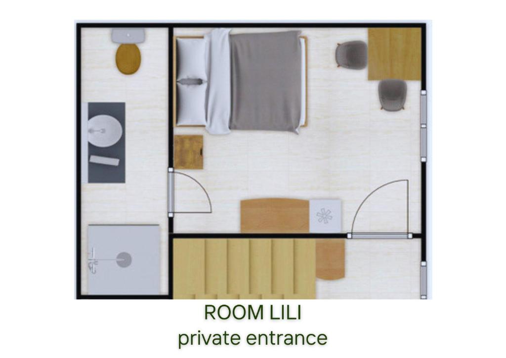 Půdorys ubytování Guesthouse Kamniti Rob