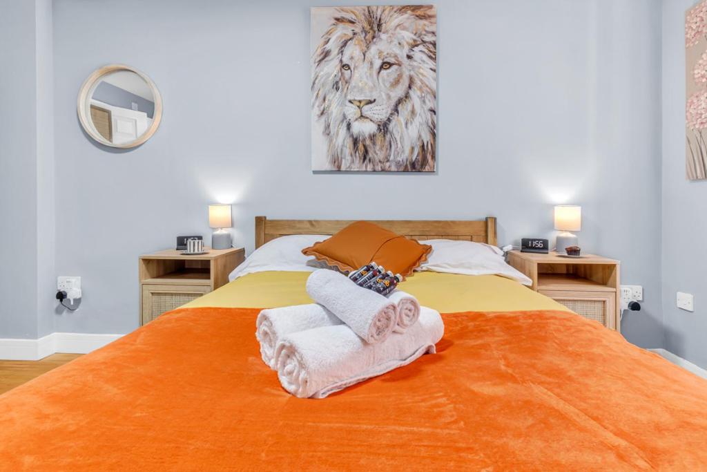 Ένα ή περισσότερα κρεβάτια σε δωμάτιο στο CADeS West Bromwich