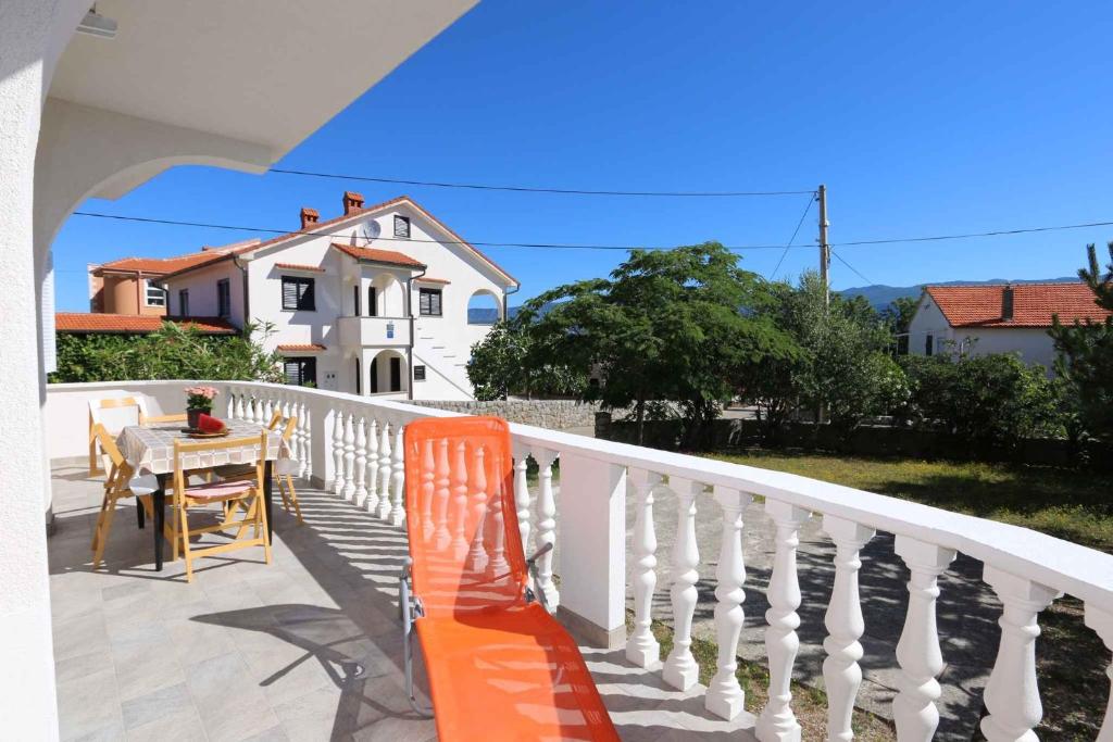 Balkón nebo terasa v ubytování Apartments in Silo/Insel Krk 13454