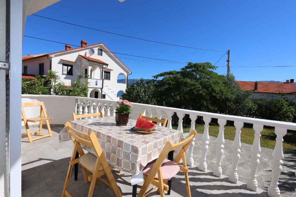 Balkón nebo terasa v ubytování Apartments in Silo/Insel Krk 13454