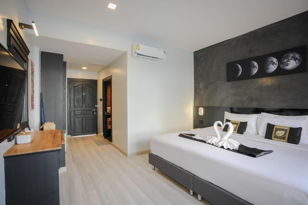 TV a/nebo společenská místnost v ubytování ETK Patong Resort