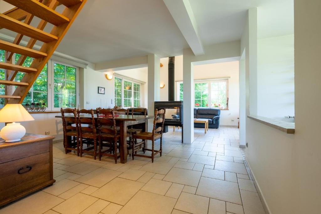 Posezení v ubytování Au Paradis 6+2 pers villa