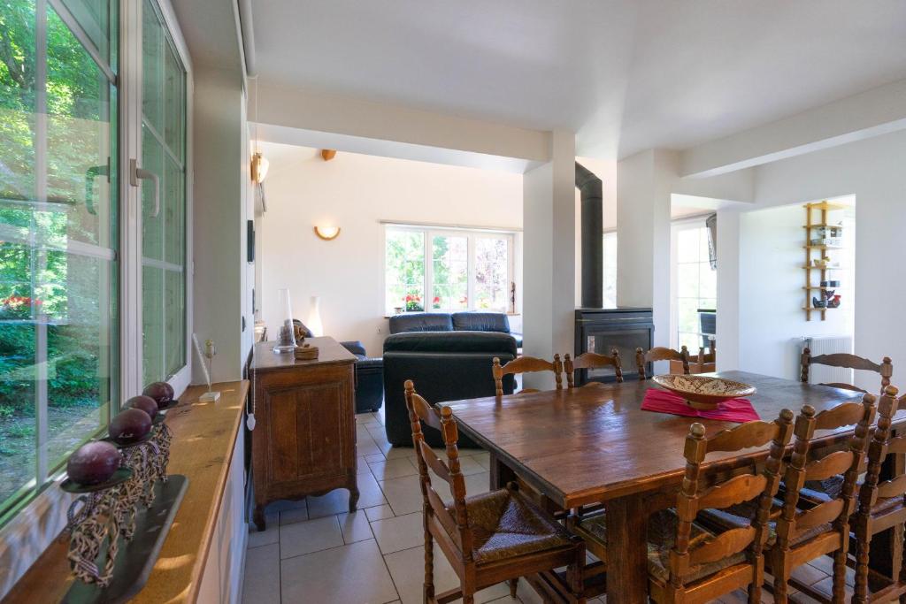 Posezení v ubytování Au Paradis 6+2 pers villa