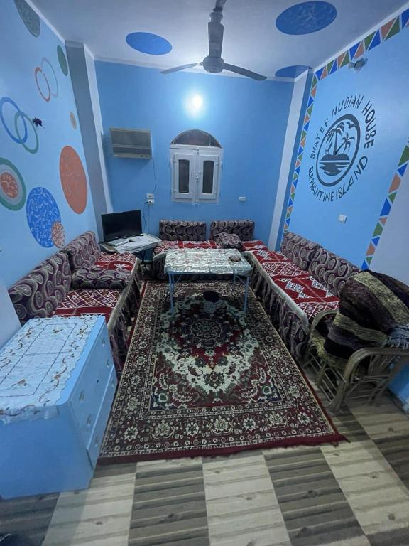 Posezení v ubytování Shater Nubian House