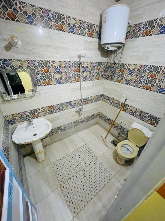 Koupelna v ubytování Shater Nubian House