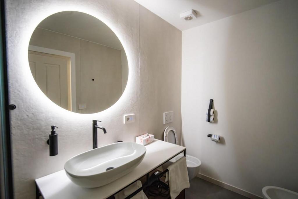 Koupelna v ubytování Guesthouse diWINE