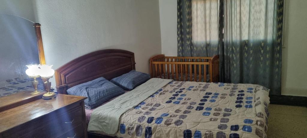 Postel nebo postele na pokoji v ubytování appartement adam