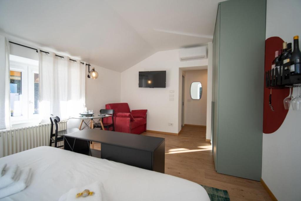 Postel nebo postele na pokoji v ubytování Guesthouse diWINE