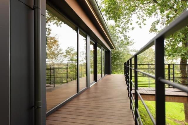 Rõdu või terrass majutusasutuses Gîte : Le Petit Appentis