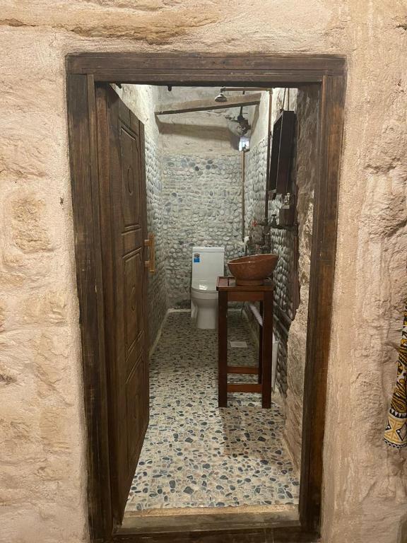 Koupelna v ubytování نزل كوفان التراثي Koofan Heritage Lodge