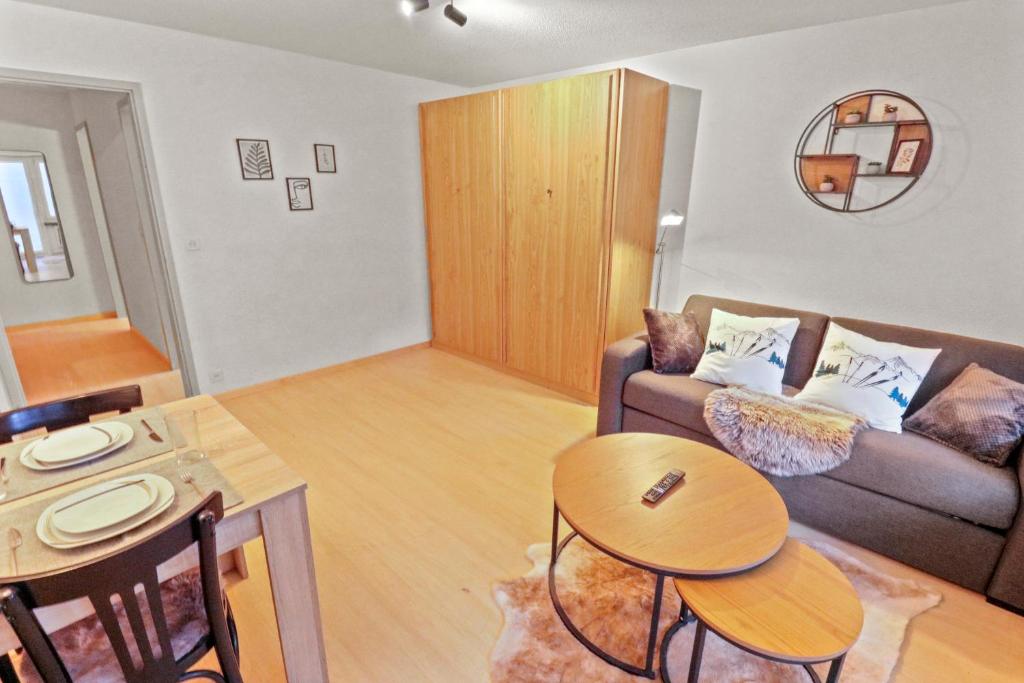 Posezení v ubytování Chaleureux studio plein centre