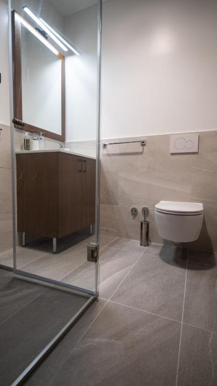 Koupelna v ubytování Aparthotel Vila San
