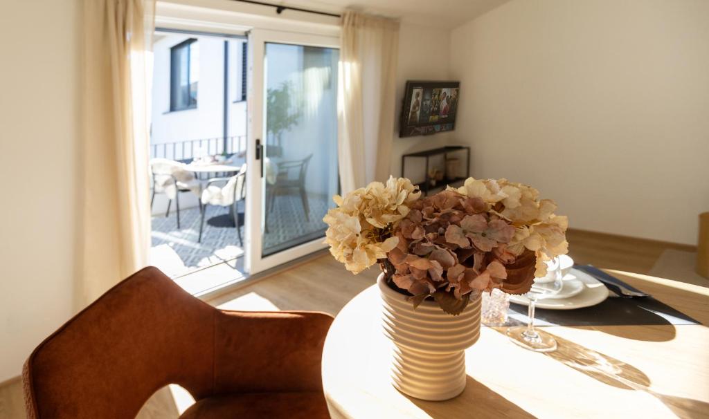 TV a/nebo společenská místnost v ubytování Kolibri Apartment