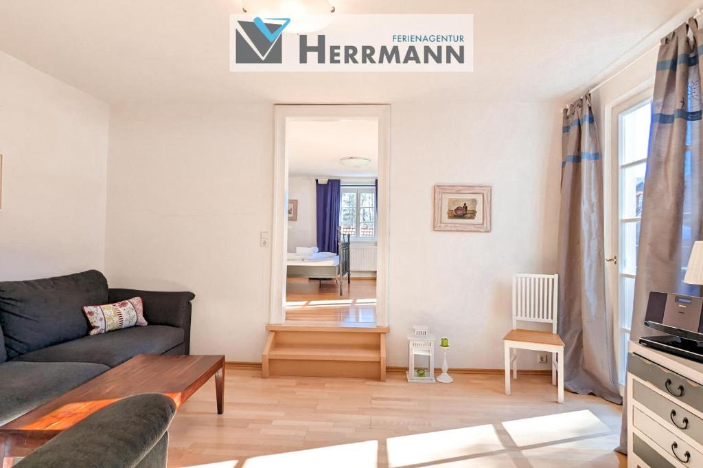 Khu vực ghế ngồi tại Ferienwohnung Krause