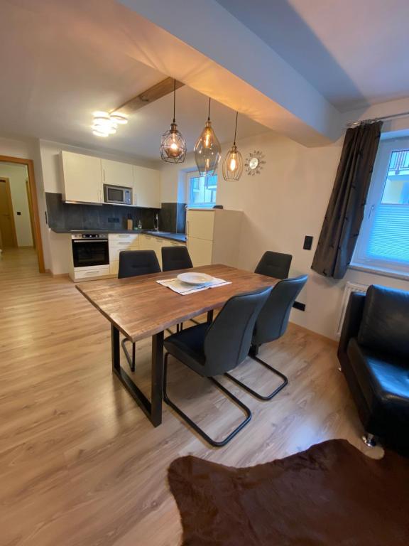 Kuchyň nebo kuchyňský kout v ubytování Haus Eder Steiner
