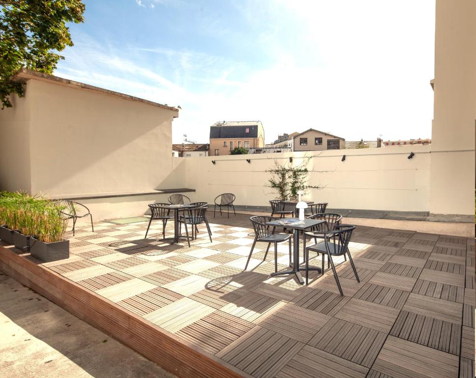 Balkon lub taras w obiekcie FINESTATE Coliving Mairie d'Issy