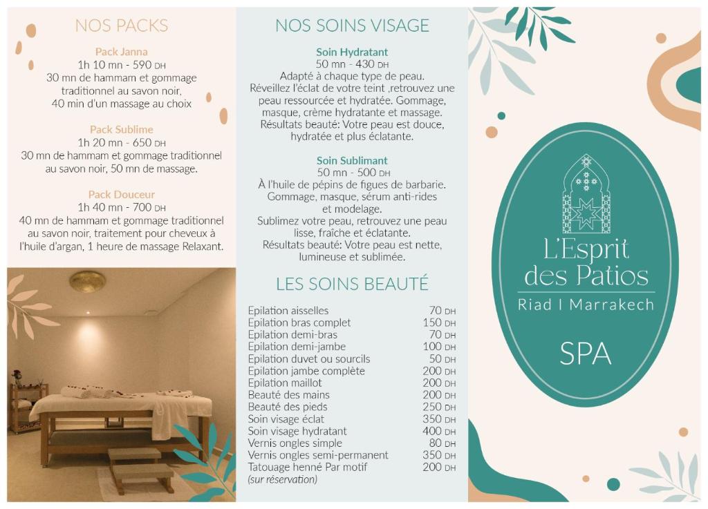 Fotografie z fotogalerie ubytování Riad l'Esprit des Patios & Spa v Marrákéši